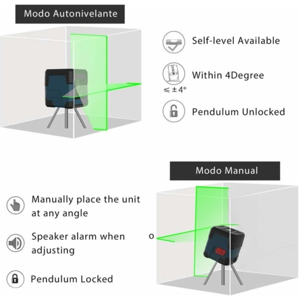 Self-Leveling Laser Level, LV1G Rotating Laser Level IP54 Splash