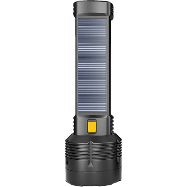 Hög Ljusstyrka Camping Ficklampor - Solcellsdriven LED Ficklampa | Lång Räckvidd Sollampa för Utomhus, Hem, Camping