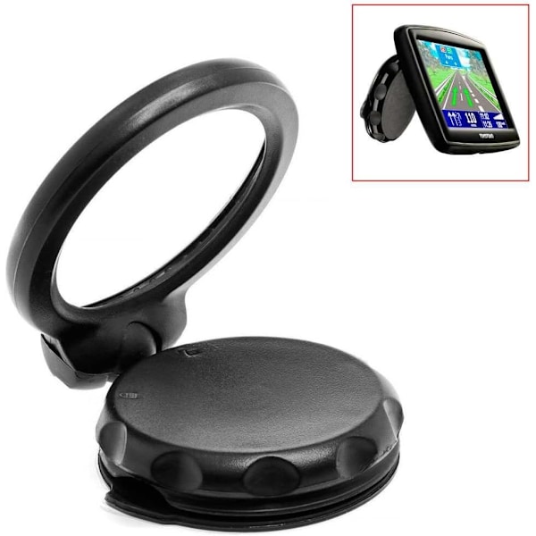 MH-Dual Support Sugkopp Bilhållare för GPS Tomtom One, XL (Liv