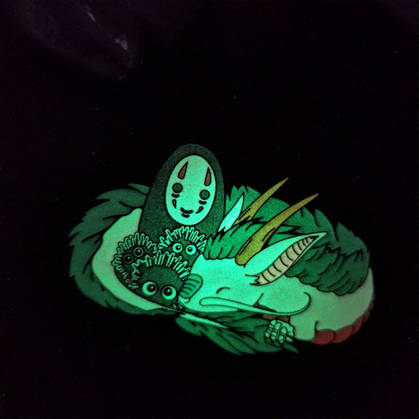 Spirited Away Anime No Face Ansiktslös Kaonashi Soot Sprites E