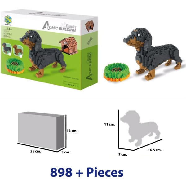 （Jul）Figur att montera med nanoblock (stil 6)
