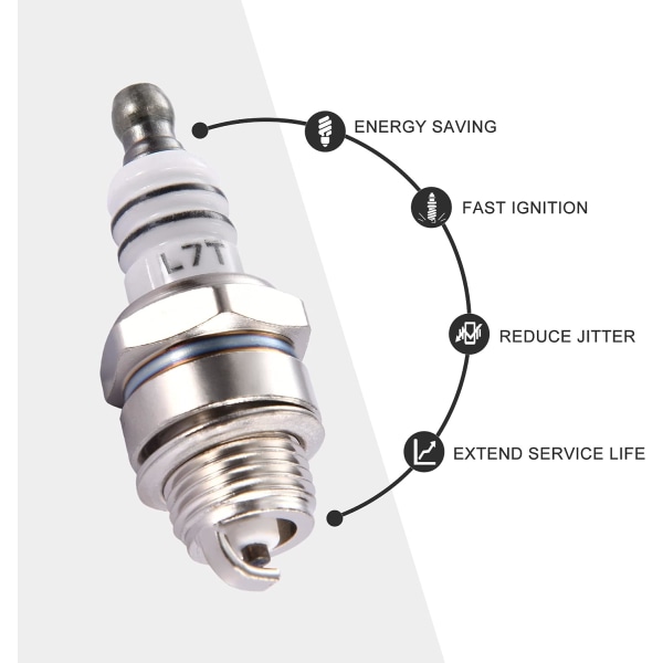 L7T tennplugg erstatning for 33cc 43cc 47cc 49cc 2-takts ATV Q