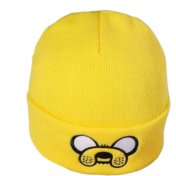 Beanie för Män Kvinnor, Unisex Kantat Gul Beanie Broderad Bön
