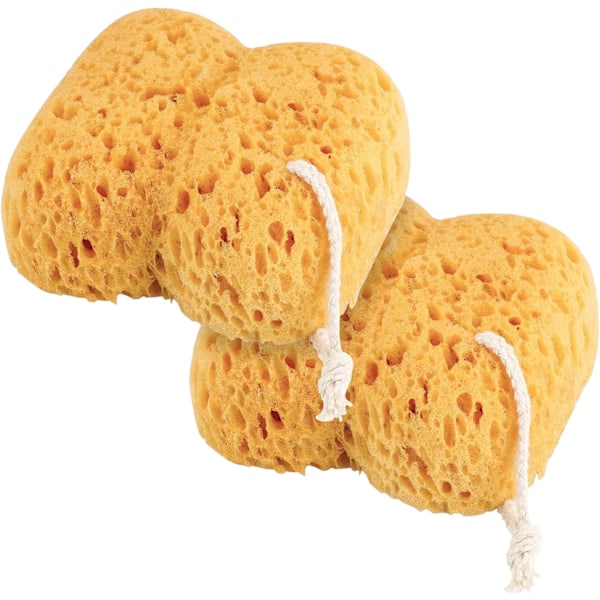 Set med 2 badsvampar, badsvamp för baby, kroppssvamp för dusch, mjuk och lätt kroppsduschsvamp, stora honungskaksbadsvampar för baby