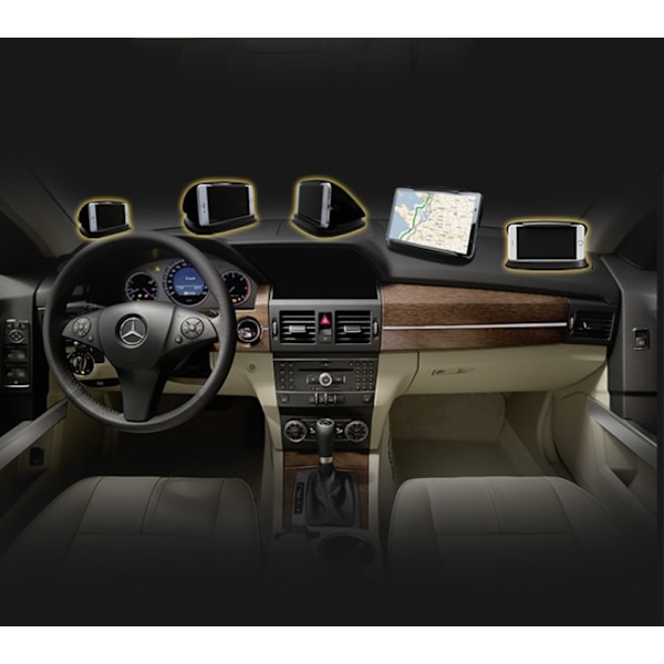 17,5x12x2cm, Biltelefonholder Dashboard Bærbar Universal Smartphone