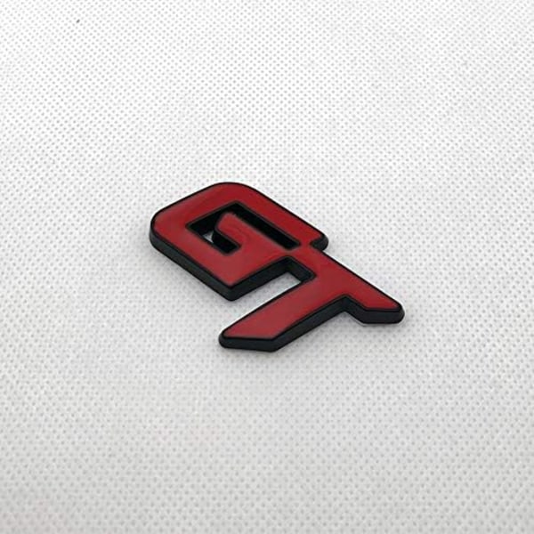 Metal GT Logo Billembelmærke Premium 3D Badge Auto Racing Sport Sticker Grand Tourer Dekal