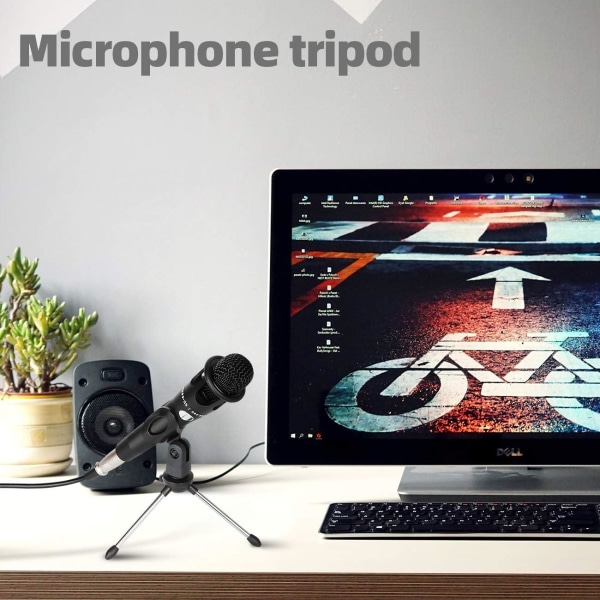 Mini Bärbar Bordsskiva Mikrofon Stativ Zinklegering Mic Hållare Justerbar Desktop Stand mikrofoner