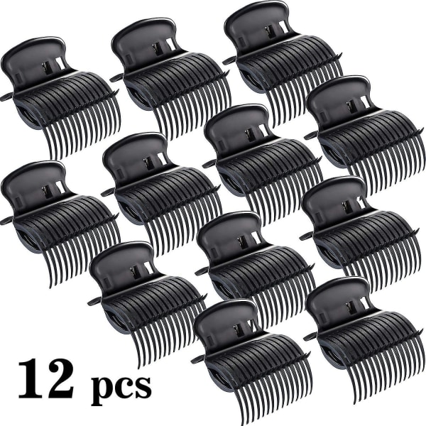 12 stk Hot Roller Clips Hair Curler Claw Clips Erstatning Ro