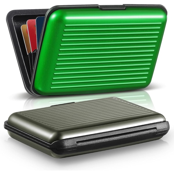 2-pak kreditkortholder Slank Mini RFID-blokerende kreditkort
