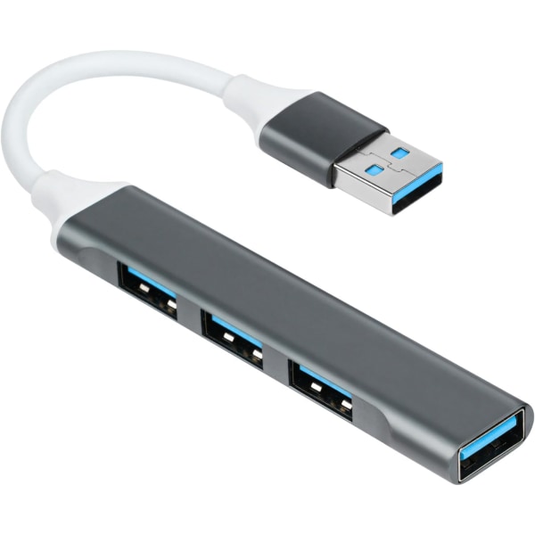 4 Port USB 3.0 Hub, Ultra Thin USB Data Hub, USB 3.0 Extension High Speed ​​​