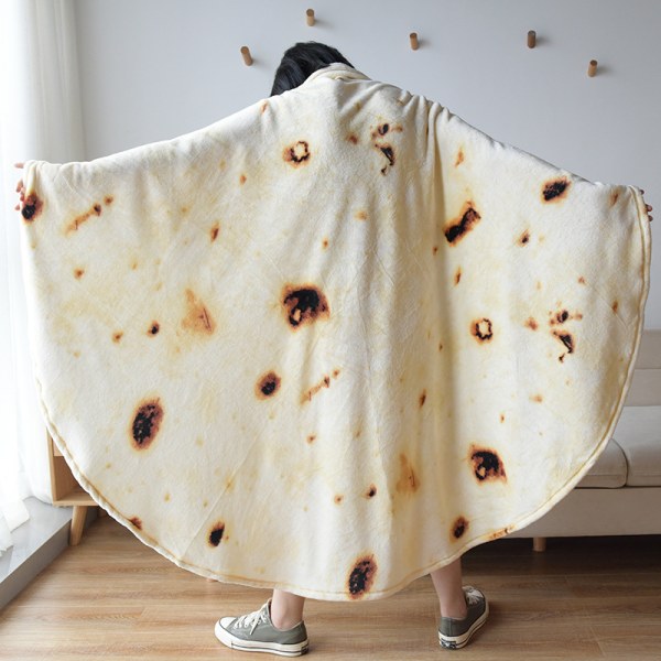 Burritos Tortilla 71 tommer dobbeltsidet tæppe til voksne en