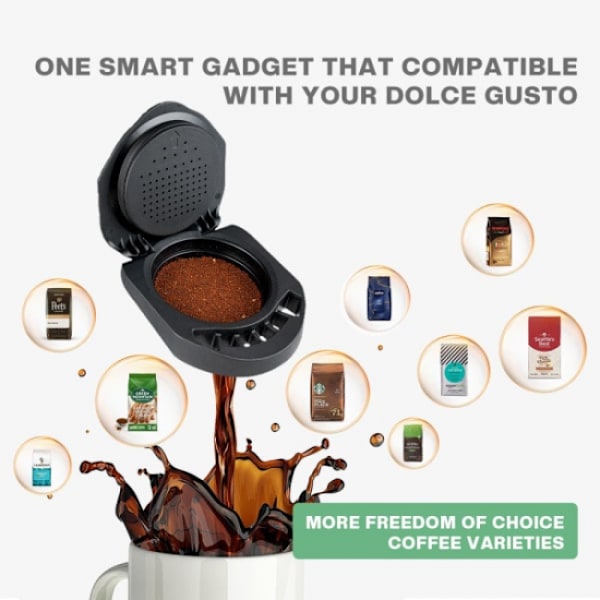 Kaffekapsel Adapter för Dolce Gusto Original Kapslar