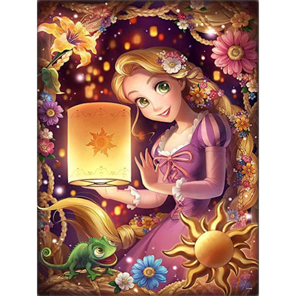 30x40cm Kit#L 5D DIY Timanttimaalaus, Piirretty Prinsessa