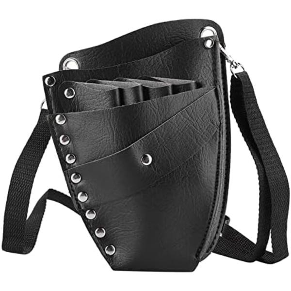 Barberväska för Stylist, Saxhållare Hårtang Saxholster Frisör Klipparväska Midja Axelrem Förvaringspåse