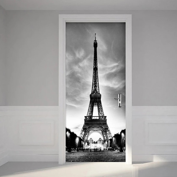 77x200cm Dørklistremerke Trompe l'oeil-effekt 3D-tapet (Stil 5)