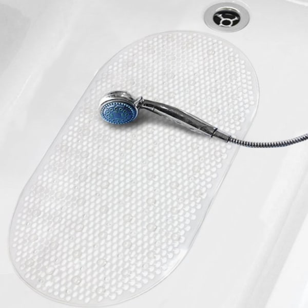 Design Gloss Non-Slip Badematte 39x69 Blå