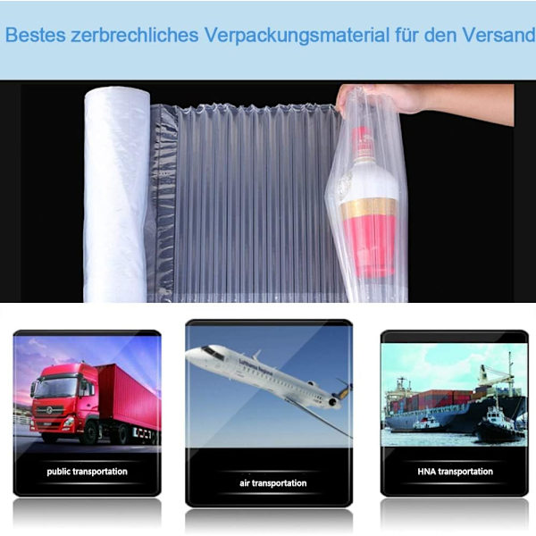 1 stk. Bobleplast 30cm x 50m - Oppustelig pude - Oppustelig til tung pakning og flytning - Stor W