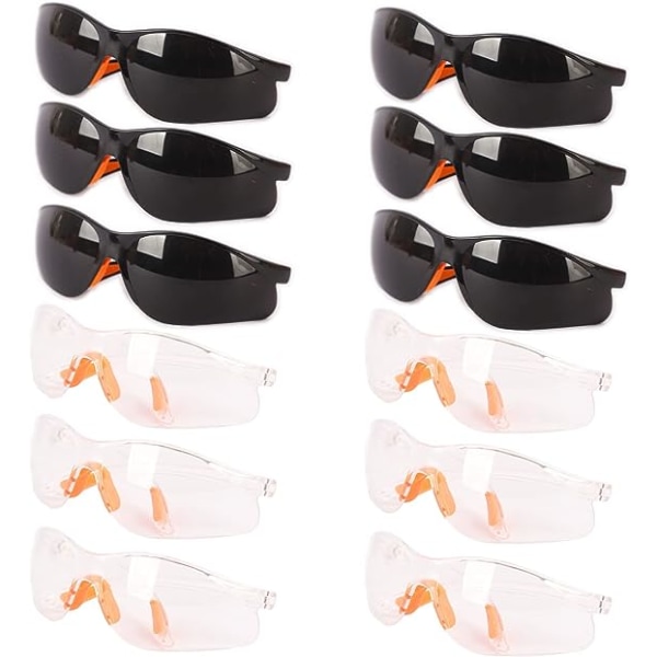 Blanc 6 + Noir 6 Lasit - Suojalasit
