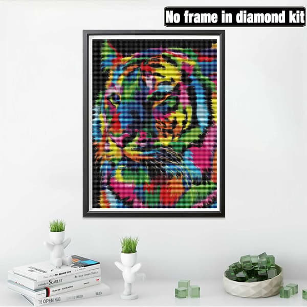 (30x40cm) 5D Diamantmålning Tiger 29