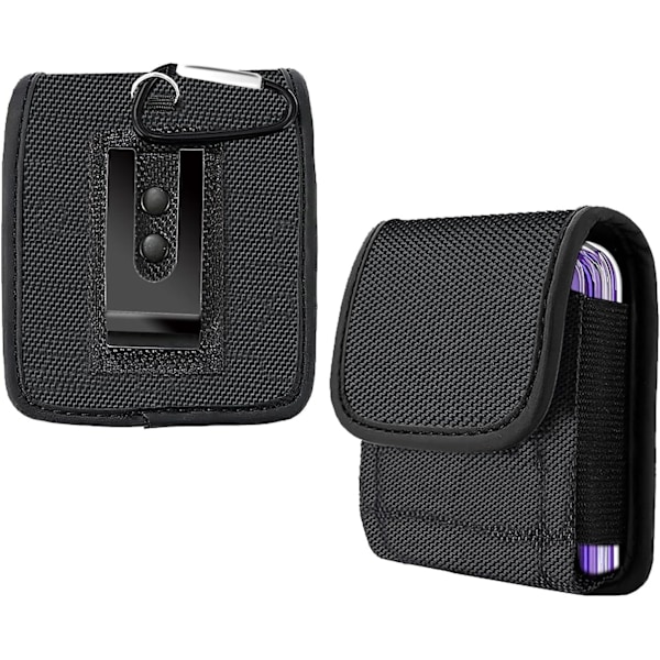 Beskyttende Telefonetui med Bælteklips til Samsung Galaxy Z Flip/Z Flip 5G/Z Flip 3 5G (Oxford Canvas)