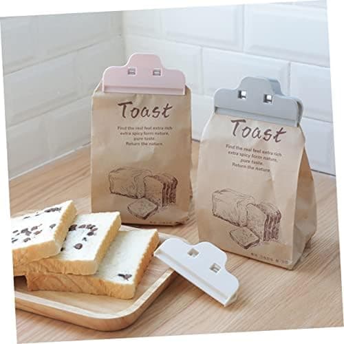10x5x3cm 1 stk Mat Snack Forseglingsklips Kjøkken Tilbehør Matposeklips Matpose Forseglingsklips Grå