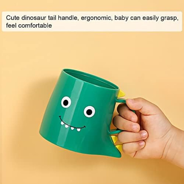 10,5x8cm Kylpyhuoneen Kupi, 2 Pakkautta Hammasharjanpidikettä, Dinosaurusharjakupit, Kestävä Muovikupi, Pojille ja Tytöille