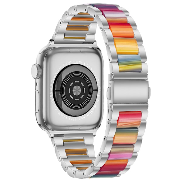 Argent Bracelet en résine compatible avec les bracelets Apple W