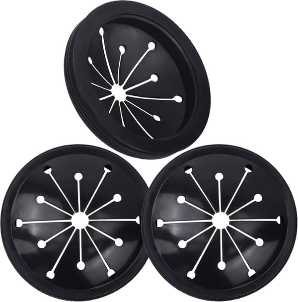 3-pack Stänkskydd för Avfallskvarn, Sänkbåge, Ersättningsdel, Multifunktionell Avloppsplugg, Matavfallskvarn, Ac