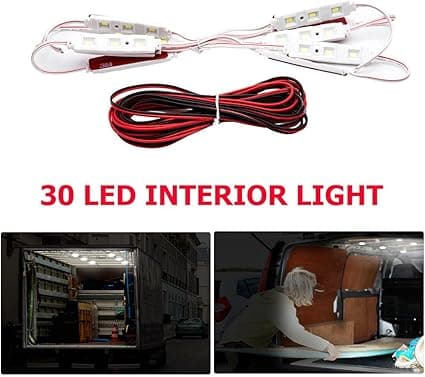 40 LED-kit för superljus interiörbelysning i bil