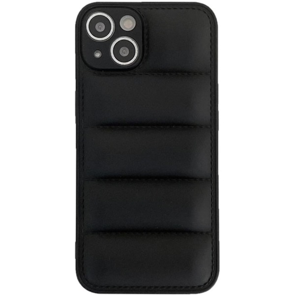 Dunjacka-fodral för iPhone 16 Pro Max, Modernt Avtagbart Soffa Silikon Puffer Mjukt Grepp Fullt Skydd Stötsäkert Tjejer W