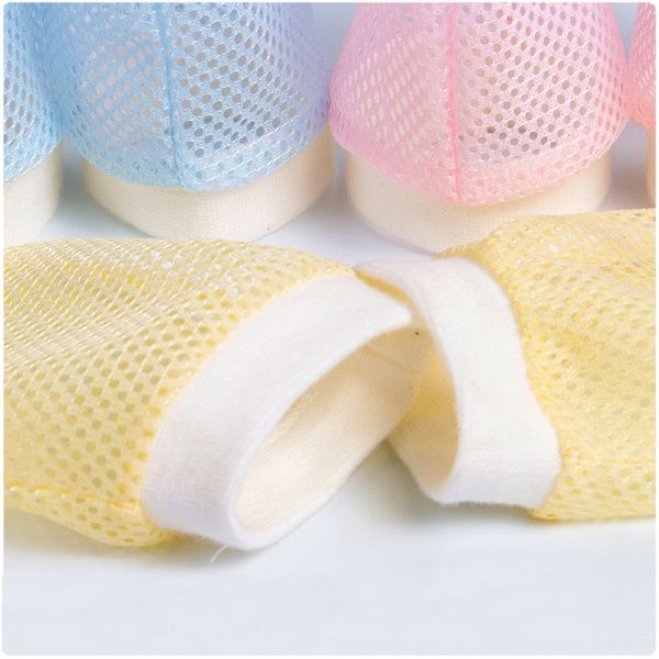6-pack baby mesh-handskar i spandex, anti-scratch-vantar för uni