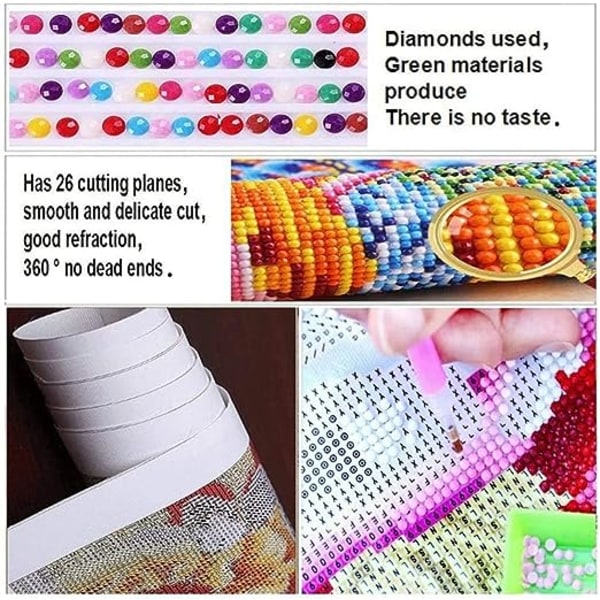 DIY stjärnhimmel diamantmålning 30 x 40 cm (stil 7)