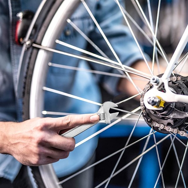 Säädettävä jakoavain (kromi) 1 kpl 4 tuumaa pitkä 100 mm mini säädettävä jakoavain hopeateräs teollisuus- ja autokorjauksiin