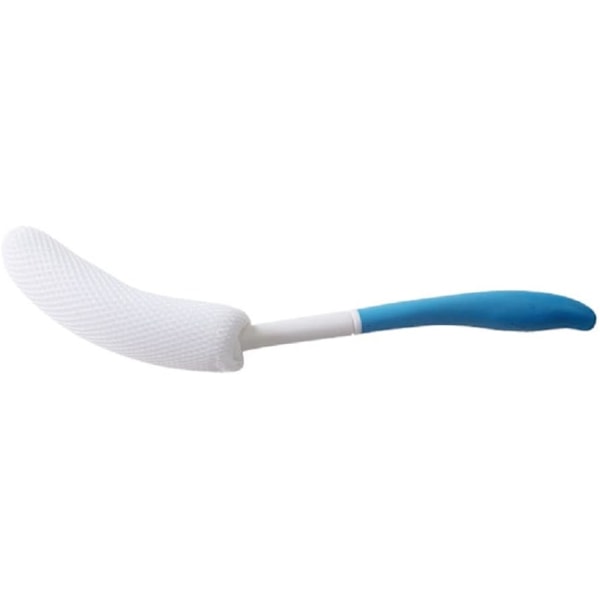 Body Back Badebørste, Buet Langt Håndtak Mesh Bag Svamp, Utskiftbar Skrubbebørste, Eksfolierende Hud Duschbørste, Lengde 15.35 Tommer/39cm