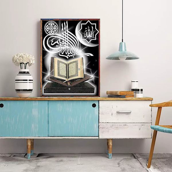 MH-(30x40cm) Täysi pora seinätaide 5d Diy AB timanttimaalaus ripustus
