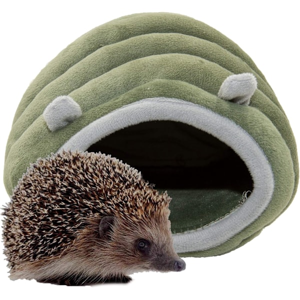 20×18×13cm Guinea Pig Hideout Guinea Pig Cave Beds Guinea Pig Cozy Hideout for Chinchilla Ferrets Hedghog (Green, Caterp