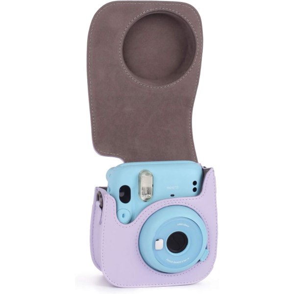 (Lilac Purple) Kameraväska Kompatibel med Instax Mini 11 Instant Camera, Kamerapåse Förvaringsskydd