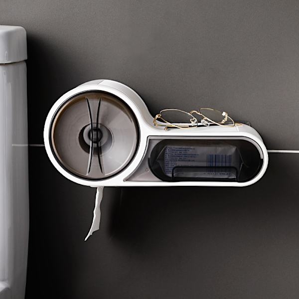 Vægmonteret toiletrulleholder toiletrulleholder telefonholder