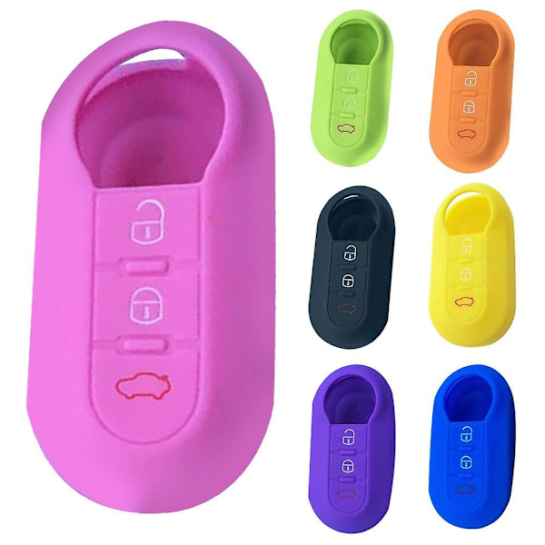 3 knapper silikone flip fjernbetjening bilnøglebeskyttelse cover cas