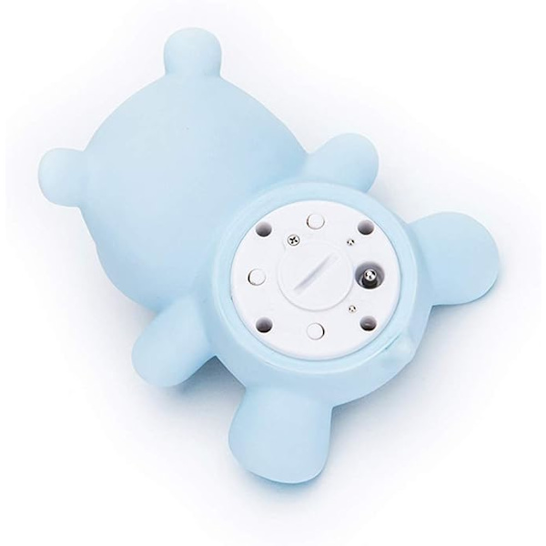 Flydende babybadetermometer, babybade legetøj med timer til