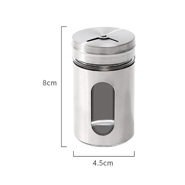 6PCS Spice Tins, Spice Jar Stainless Steel Spice Jars Spice Jars