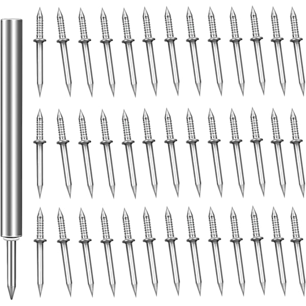 Dubbelhuvudspik, 200 stycken Dubbelhuvudade Sömlösa Spikar för Socklar