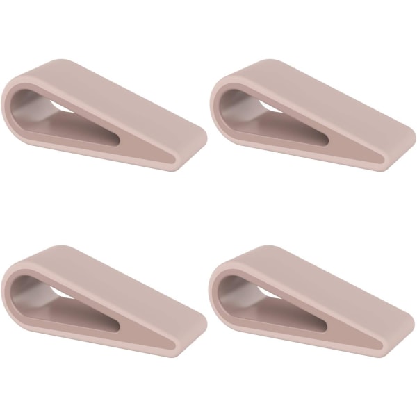 Pink 4PCS Laptop Stand, Universal Triangular Silicone Computer Stand Justerbar Højde, Anti-Slip Ra