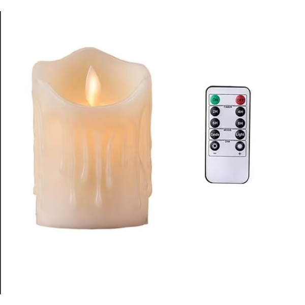 1 LED Fjärrstyrd Bröllopssvängande Elektroniskt Ljus med Re