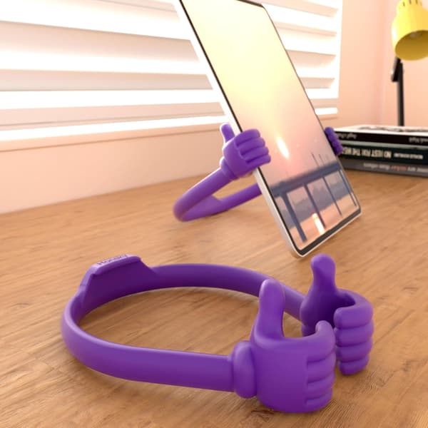 Telefonholder, 7 stk., Universal Fleksibel Multi-vinkel Sød Skrivebords Telefonholder, Kompatibel med Android Switch Nintendo
