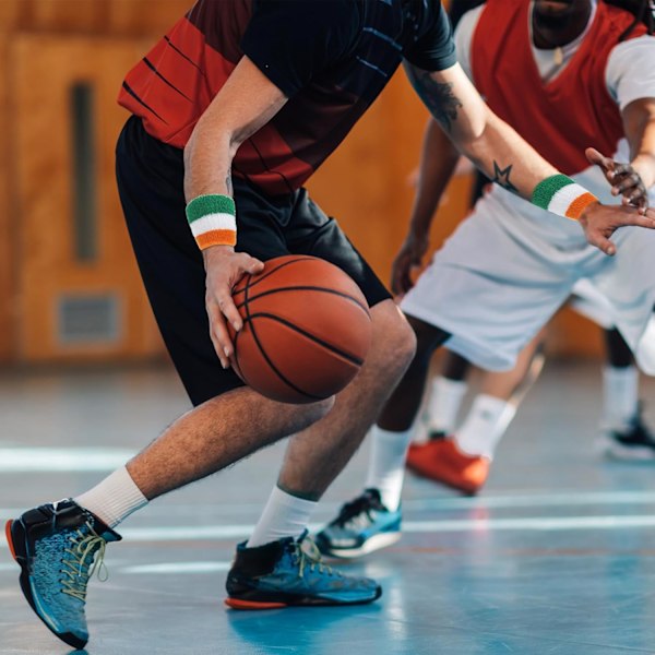 Sportarmband Absorberande Svettband Tävlingsarmband Svettband för Män Kvinnor Tennis Basketboll