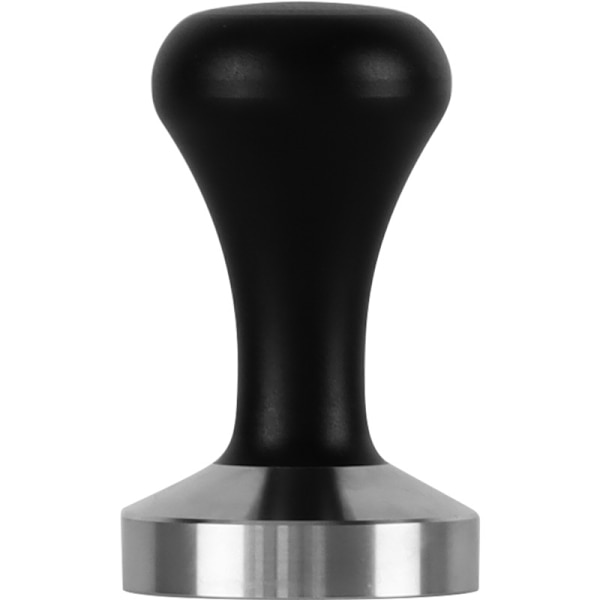 Kaffe tamper med sort håndtag (58mm)
