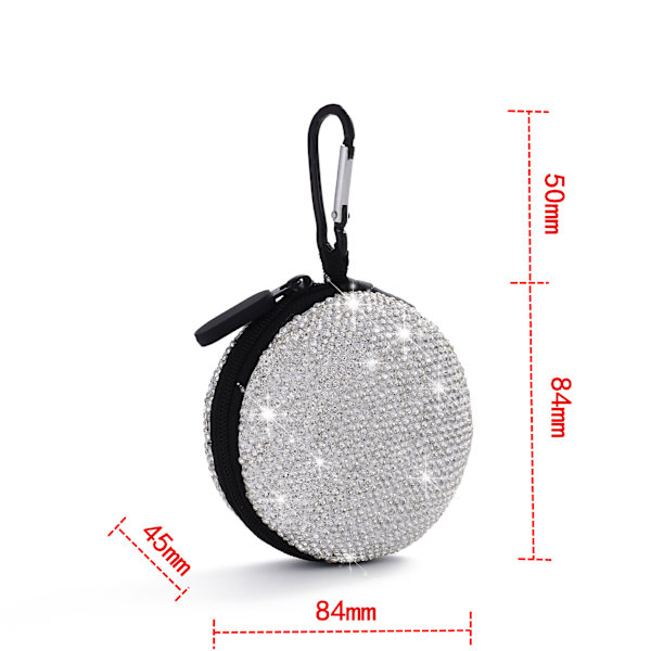 Øretelefonetui Ørepropper Små Bæreposer Bling Rhinestone
