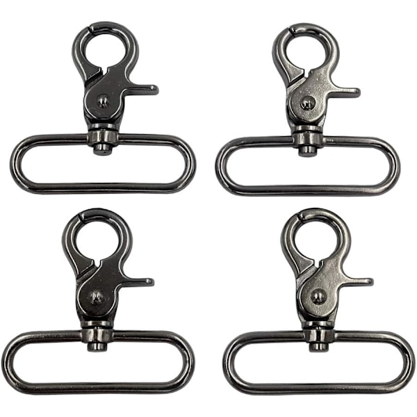 2,5×2,5×0,3 cm 8 stk. Stærke Zink Legering Webbing Rem Svingbar Udløser Klips Snap Hæk Lobster Spænder