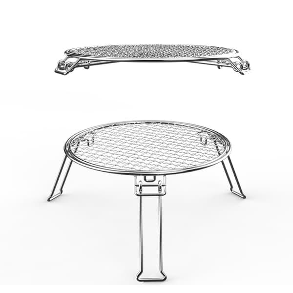 Multifunktionellt hopfällbart grillnät, perfekt för din utomhusmatlagningsutrustning